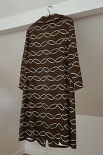 1970's L'AIGLON CHOCOLATE CHAIN WEAVE TRENCH | SIZE M