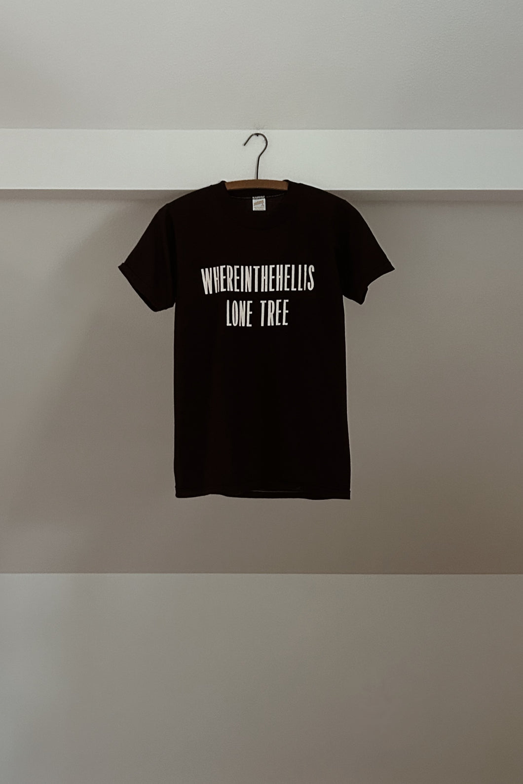 1980's CHOCOLATE LONE TREE TEE | SIZE S