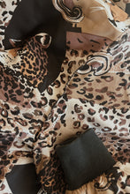 1980's PURE SILK LEOPARD BOMBER | SIZE M