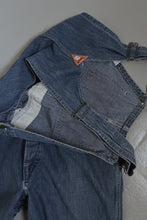 1980's THRASHED OSHKOSH DENIM OVERALLS | SIZE M