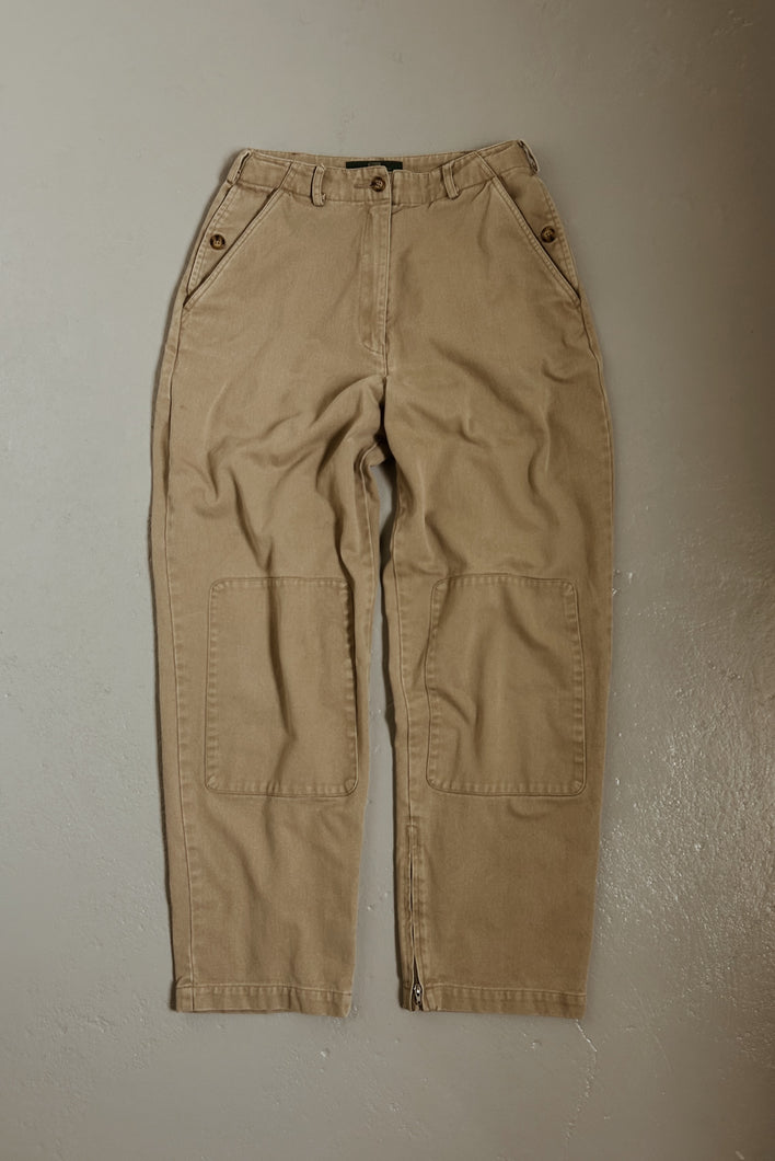 1990's ORVIS PATCHED KNEE CANVAS RIDING TROUSERS | SIZE 26
