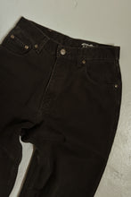 1990's EDDIE BAUER CLASSIC BLACK DENIM | SIZE 26