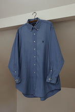 1990's RALPH LAUREN YARMOUTH COTTON OXFORD | SIZE XL