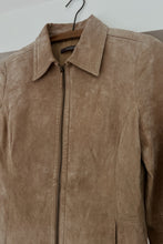 Y2K CAMEL SUEDE JACKET | SIZE S