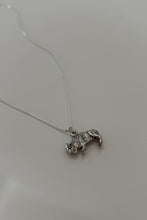 1970's BUFFALO PENDANT ON STERLING SILVER CHAIN
