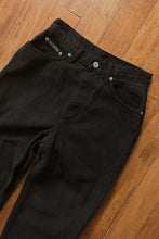 1990's CALVIN KLEIN CLASSIC BLACK DENIM | SIZE 26/27