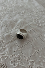 1950's 925 STERLING + ONYX RING | SIZE 6.5