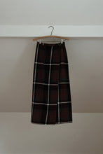1990's PLAID COTTON WRAP MIDI | SIZE 25/26