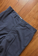 1960's NAVY WOOL MENSWEAR TROUSERS | SIZE 29