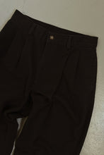 1990's IZOD BLACK PLEATED DIANA TROUSERS | SIZE 26