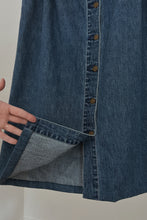 1990's EDDIE DENIM BUTTON SKIRT | SIZE L