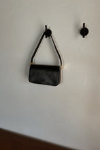 1990's MONDANI BLACK + WHITE SHOULDER BAG