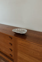 MID CENTURY SILVER SHELL DISH