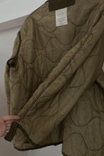 1970's M-65 OLIVE QUILTED FIELD LINER | SIZE L