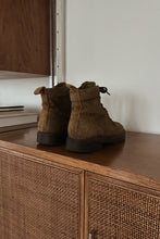 RARE INKERMAN OLIVE SUEDE HIKER BOOTS | SIZE 9