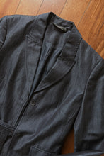 1990's NAVY LINEN + WOOL SUIT | SIZE 27