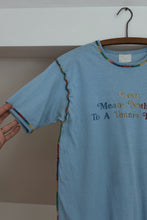1970's LOVE MEANS NOTHING TO A TENNIS PLAYER RAINBOW TRIM TEE | SIZE M
