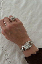 1980's 925 STERLING SILVER MESH DOME RING | SIZE 6