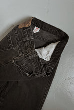EARLY 1990's LEVI'S WASHED BLACK CLASSIC 505 ORANGE TAB DENIM | SIZE 30