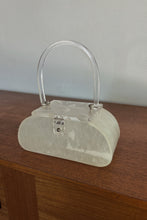 1950's CLEAR LUCITE BOX BAG