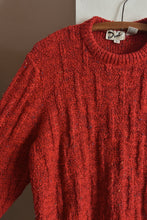 1980's SPECKLED CHERRY KNIT JUMPER