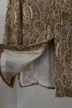 1990's LAURA ASHLEY GOLD BROCADE JACKET | SIZE M/L