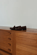 1980's OXBLOOD BASS LEATHER PENNY LOAFERS | SIZE 6.5
