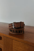 1970's "LARRY" TOOLED LEATHER BELT | SIZE XS/S