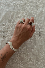 1950's 925 STERLING + LEMON MAGNESITE RING | SIZE 6.5
