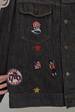 1970's RARE BICENTENNIAL BUDWEISER PATCH DENIM JACKET | SIZE M/L