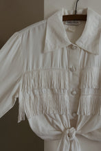 1990's FRINGE CROP RODEO SHIRT